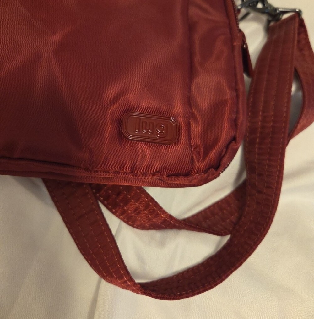 Lug Dark Red Scoop Crossbody - Picture 2 of 8